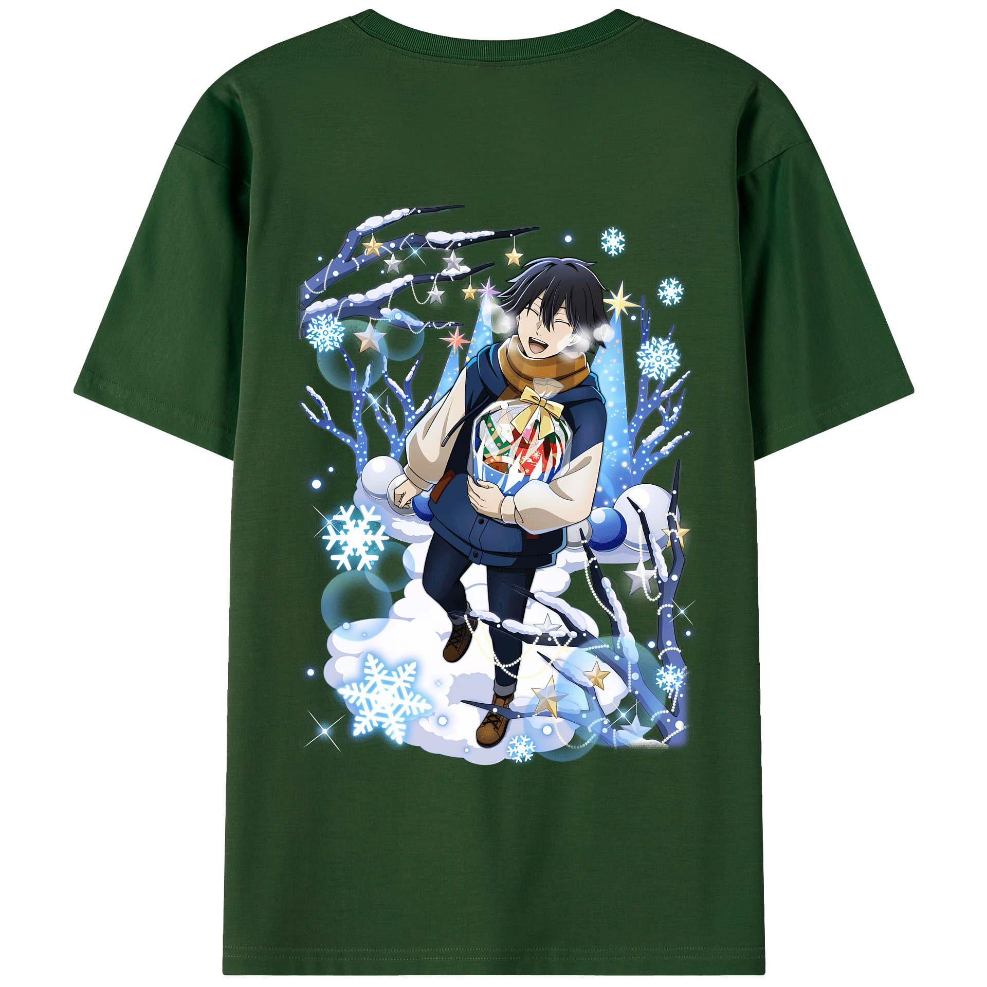 （画像用） 文豪ストレイドッグス Bungo Stray Dogs 綿100％半袖Tシャツ（背面プリント）